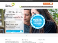 Desktop screenshot for klantenvertellen.nl