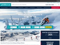 Desktop screenshot for whistler.com