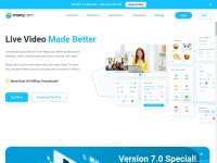 Desktop screenshot for manycams.com