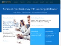 Desktop screenshot for exchangedefender.com
