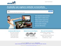Desktop screenshot for shrinktheweb.com