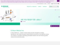 Desktop screenshot for bbraunusa.com