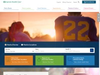 Desktop screenshot for aurorahealthcare.org