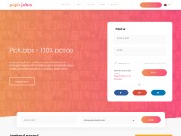 Screenshot of pick.jobs