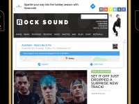 Desktop screenshot for rocksound.tv