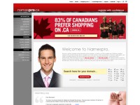 Desktop screenshot for namespro.ca