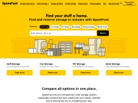 Desktop screenshot for sparefoot.com