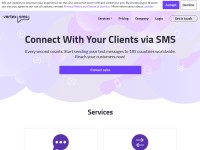 Desktop screenshot for vertexsms.com