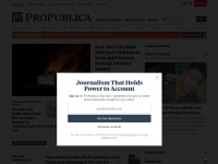 Desktop screenshot for propublica.org