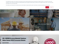 Desktop screenshot for rinnai.us