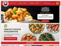 Desktop screenshot for pandaexpress.com