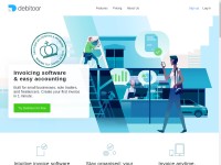 Desktop screenshot for debitoor.com