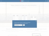 Desktop screenshot for iqair.com