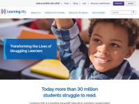Desktop screenshot for learningally.org