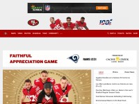 Desktop screenshot for 49ers.com