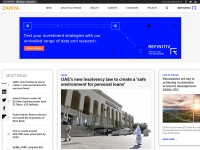 Desktop screenshot for zawya.com