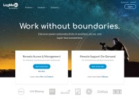 Desktop screenshot for logmein.com