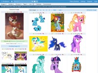 Desktop screenshot for derpibooru.org