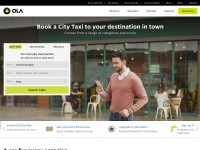 Desktop screenshot for olacabs.com