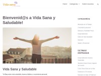 Desktop screenshot for vidasanaysaludable.net