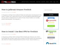 Desktop screenshot for firesticktricks.com