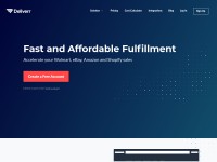 Desktop screenshot for deliverr.com