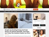 Desktop screenshot for boredpanda.com