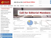 Desktop screenshot for sciencepublishinggroup.com