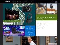 Desktop screenshot for sony.com