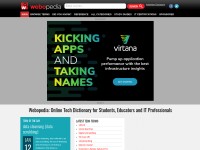 Desktop screenshot for webopedia.com