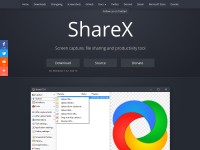 Desktop screenshot for getsharex.com