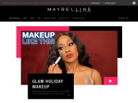 Desktop screenshot for maybelline.com