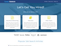 Desktop screenshot for careersidekick.com