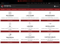 Desktop screenshot for performanceaudio.com