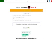 Desktop screenshot for mailtester.ninja