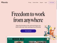 Desktop screenshot for whereby.com