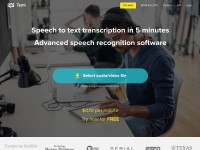 Desktop screenshot for temi.com