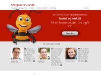 Desktop screenshot for 123hjemmeside.dk