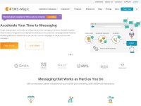 Desktop screenshot for sms-magic.com