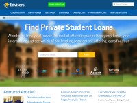 Desktop screenshot for edvisors.com