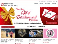 Desktop screenshot for desmoinesperformingarts.org