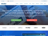 Desktop screenshot for docebo.com