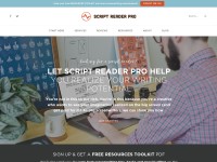 Desktop screenshot for scriptreaderpro.com
