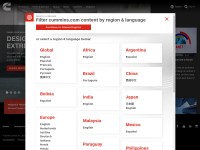 Desktop screenshot for cummins.com