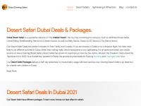 Desktop screenshot for dubaieveningsafari.com