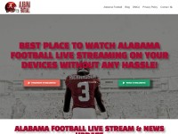 Desktop screenshot for alabama-football.net