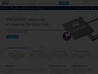 Desktop screenshot for st.com