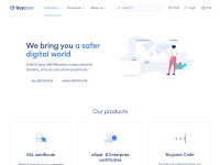 Desktop screenshot for buypass.com