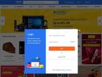 Desktop screenshot for flipkart.com