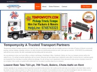 Desktop screenshot for tempomycity.com